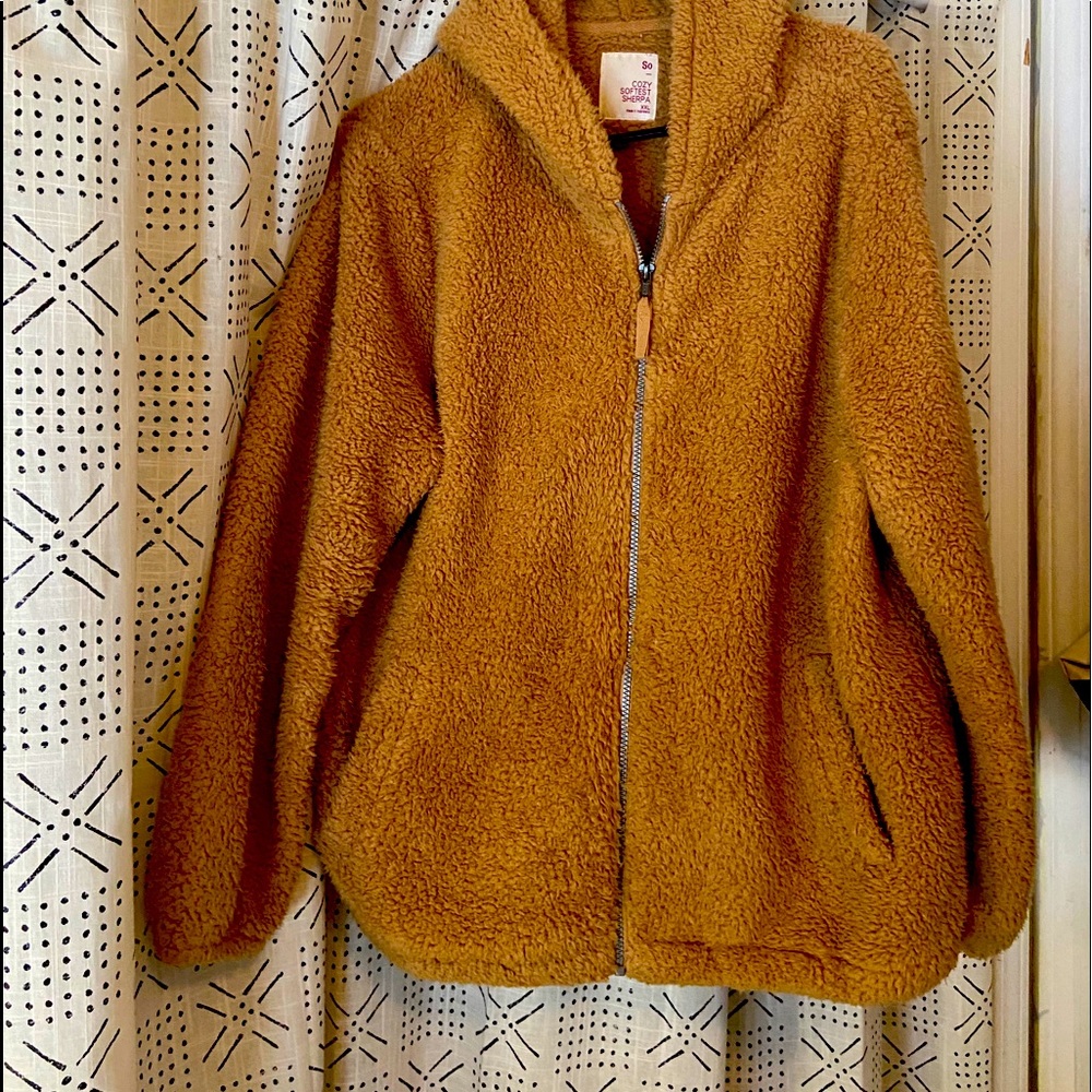 SO Sherpa Zip Up XXL